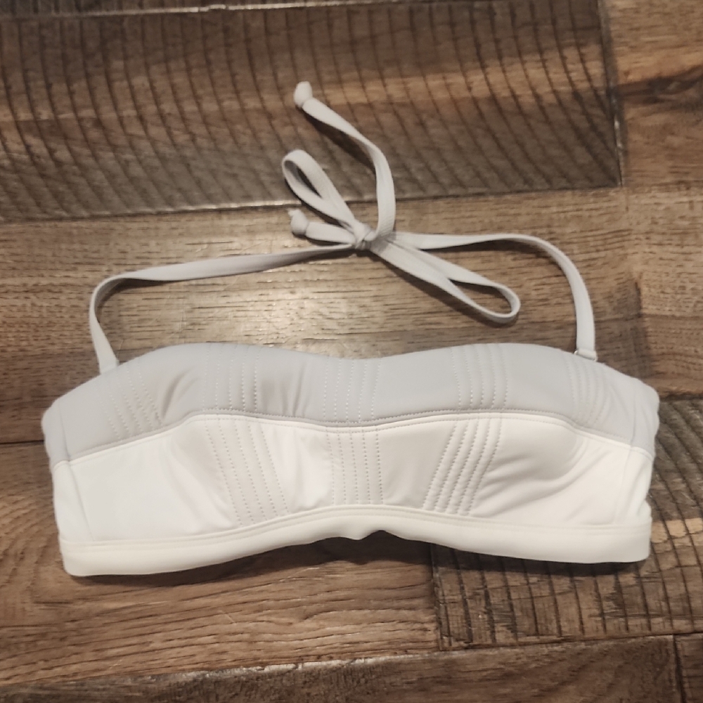 Athleta White Bikini Top